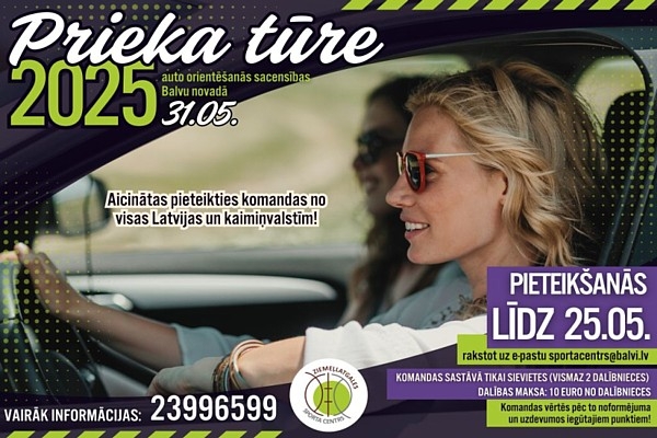 Balvu novads: Auto orientēšanās sacensības dāmām ”Prieka tūre”