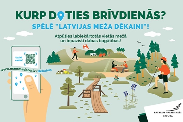 Šovasar vides spēle «Latvijas Meža dēkainis» aicin