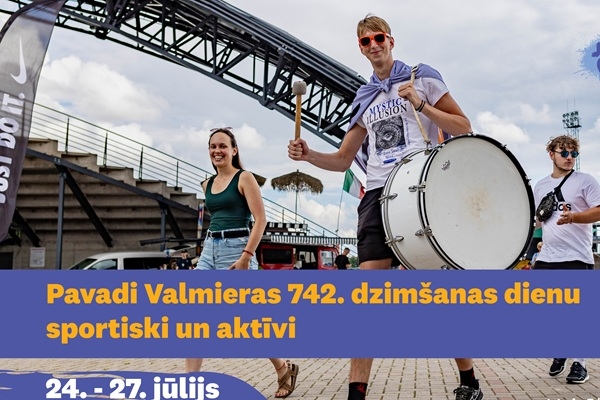 Svini Valmieras 742. dzimšanas dienu sportiski un 