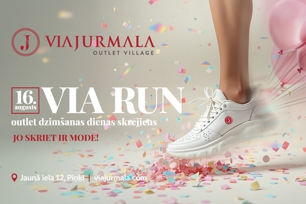 «Via Jurmala Outlet Village» – aicina uz dzimšanas