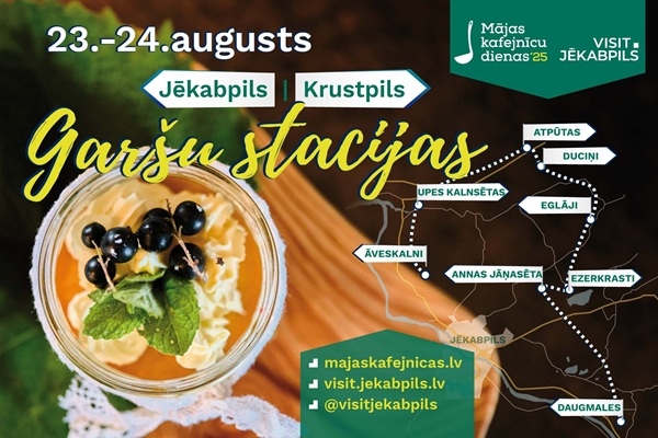Vasaras izskaņā galdus klās «Mājas kafejnīcas» Jēk