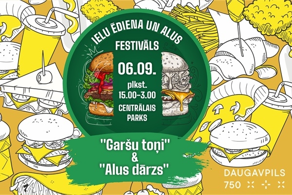 Baudi garšas ielu ēdiena un alus festivālā «Garšu 