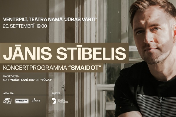 Jānis Stībelis un Ventspils dziedātāji aicina uz k