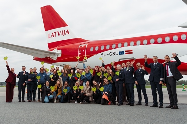 VIDEO: «airBaltic» atzīmē 30. jubileju, pirmoreiz 