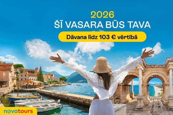 «Novatours» izziņo 2026. gada vasaras ceļojumu pro