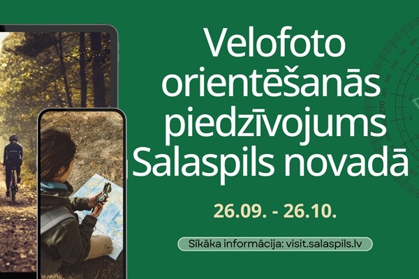 Veloorientēšanās Salaspilī – izbaudi zelta rudeni 