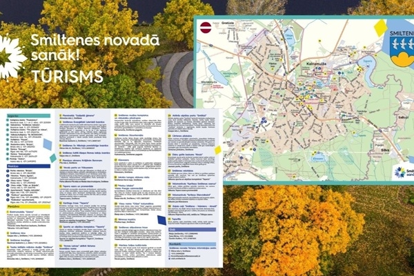 Izstrādāta jauna tūrisma karte Smiltenei, drīzumā 