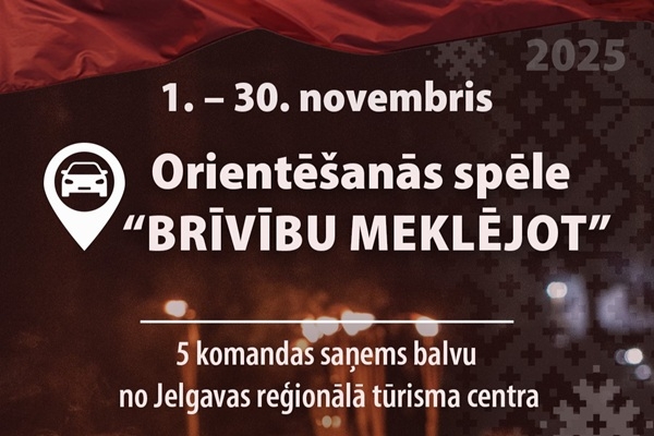 Jegava: Patriotu mēnesī – orientēšanās spēle «Brīv