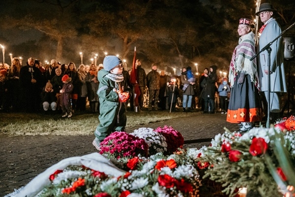 Patriotiski pasākumi Ventspilī, gaidot Lāčplēša di