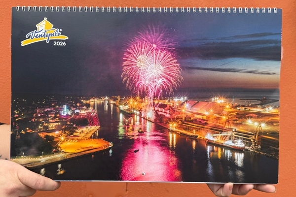 Iznāk jaunais 2026. gada Ventspils kalendārs