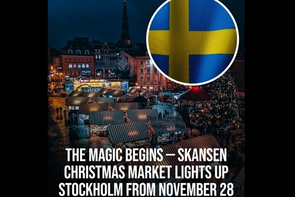 Vai Rīga pārcelta uz Zviedriju? «Skansen» Ziemassv