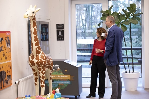 Rīgas zoodārzā pirmo reizi notikušas Krustvecāku d