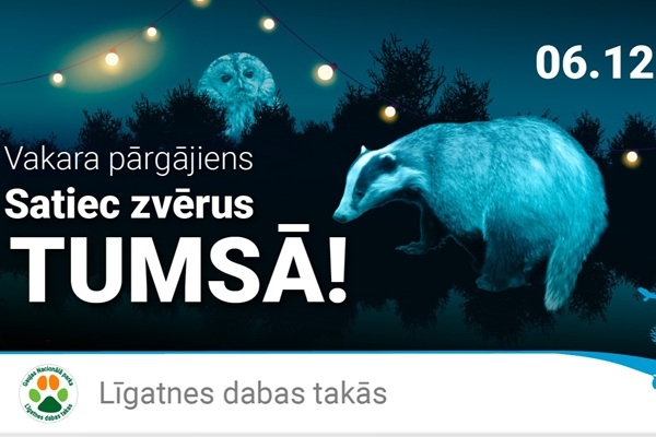 Līgatnes dabas takās nakts pārgājienos varēs iepaz