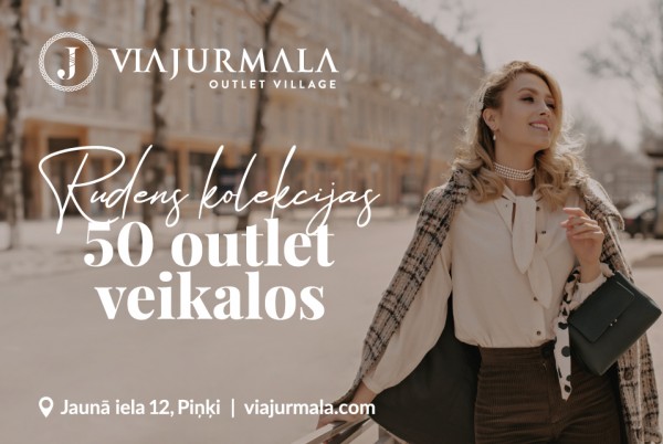 Rudens kolekcijas 50 outlet veikalos