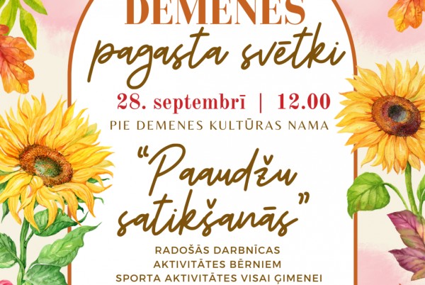 Demenes pagasta svētkos satiksies paaudzes