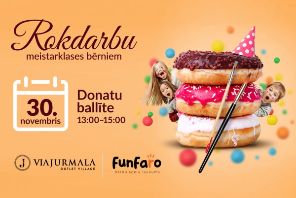 🍩 Donutu ballīte outlet ciematā