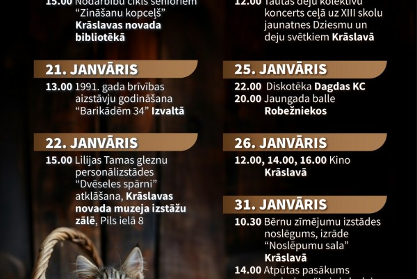 Kultūras pasākumi Krāslavas novadā 