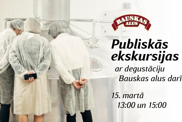 Publiskā ekskursija Bauskas alus darītavā