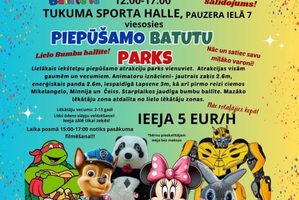 Piepūšamo batutu parks