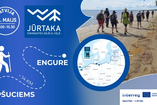 Jūrtakas pārgājiens: Apšuciems - Engure