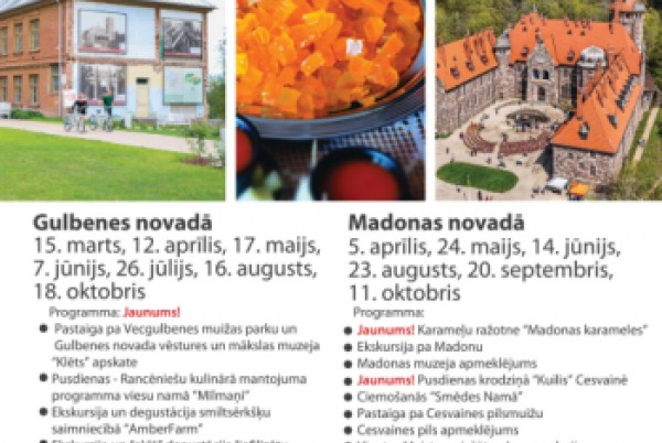 Ar vilcienu uz Madonu un Cesvaini!