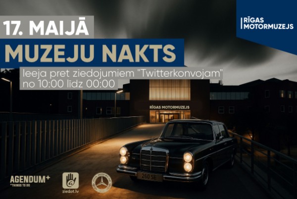 Motormuzejs piedalās Muzeju Naktī