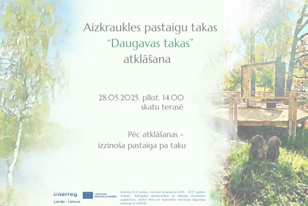 Aizkraukles pastaigu takas atklāšana