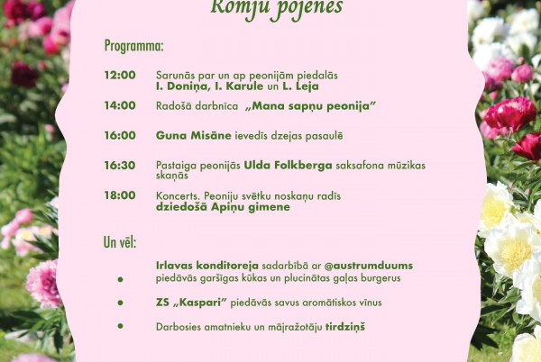 Peoniju dārza svētki