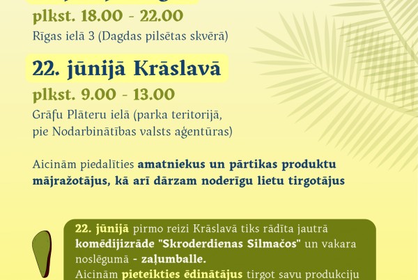 Saulgriežu gadatirgi Krāslavas novadā