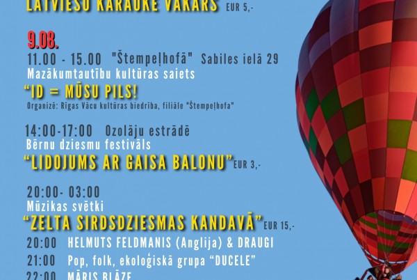 Gaisa balonu festivāls Kandavā