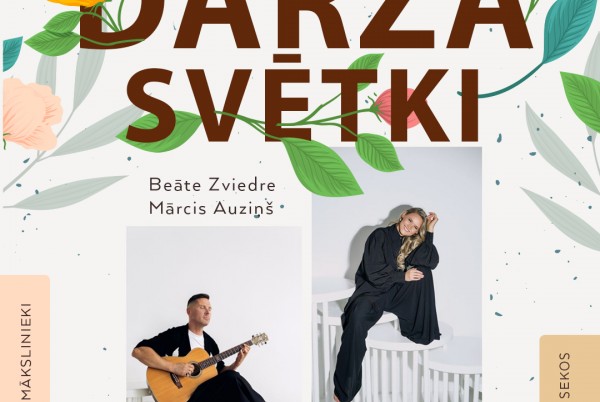 DĀRZA SVĒTKI | Sēd uz sliekšņa pasaciņa