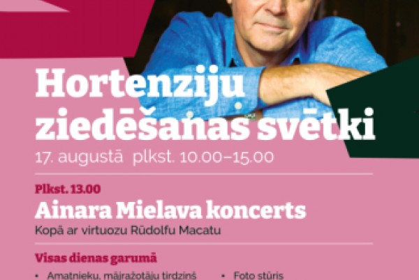 Hortenziju ziedēšanas svētki.