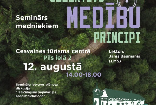 Seminārs un izstāde medniekiem Cesvainē 