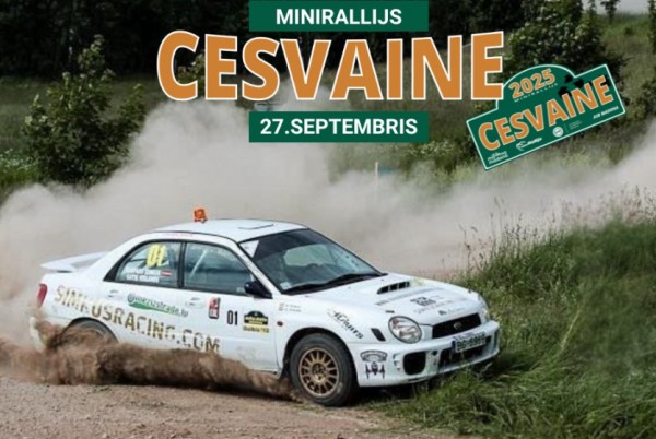 27. septembrī minirallijs 