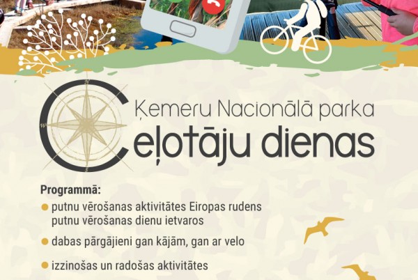 Ceļotāju dienas - Ķemeru nacionālajā parkā
