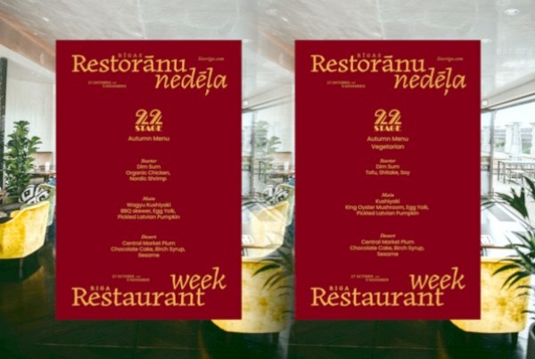 Trīs ēdienu Āzijas virtuves maltīte