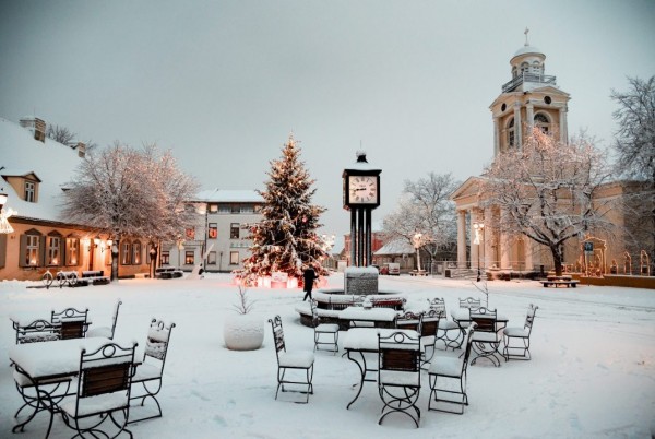 Ventspils iemirdzas Ziemassvētkos