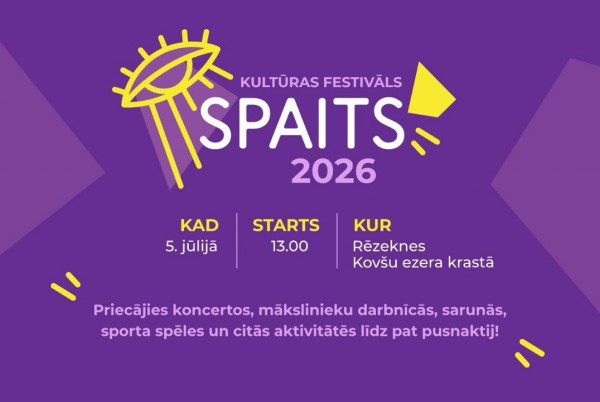 Kultūras festivāls SPAITS 2026