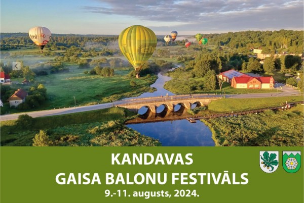 KANDAVAS GAISA BALONU FESTIVĀLS 2024