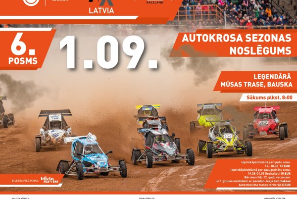 Autokrosa sezonas noslēgums Mūsa Race Land