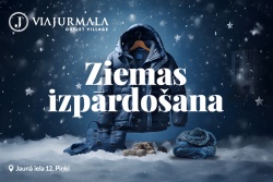 Ziemas preču izpārdošana outlet ciematā