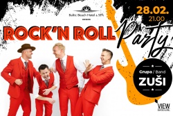 Rock 'n' Roll Party ar grupu "Zuši" Baltic Beach Hotel & SPA