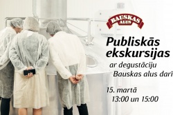 Publiskā ekskursija Bauskas alus darītavā