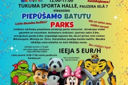 Piepūšamo batutu parks