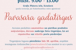 Pavasara gadatirgus Krāslavā
