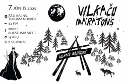  Vilkaču maratons 2025 Tukuma TIC