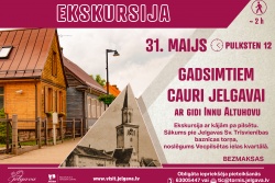 bezmaksas ekskursija ar gidi Jelgavā
