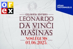 Atpūtas un ceļojumu piedāvājumi 27.05.2025 - 01.06.2025 “Leonardo da Vinči mašīnas” noslēgums Motormuzejs