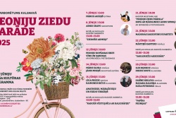 "Peoniju ziedu parāde 2025" Kalsnavā Madonas TIC
