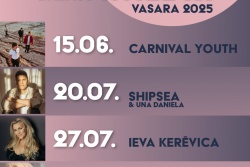 Brīvdabas koncerti Kāla ezera krastā Madonas TIC